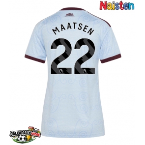 Aston Villa Ian Maatsen #22 Kolmaspaita Naisten 2026-27 Lyhythihainen